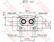 Válec kolové brzdy TRW BWD188