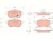 Sada brzdových destiček, kotoučová brzda TRW GDB1350