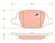 Sada brzdových destiček, kotoučová brzda TRW GDB1384
