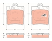 Sada brzdových destiček, kotoučová brzda TRW GDB1421