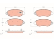 Sada brzdových destiček, kotoučová brzda TRW GDB1424