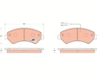 Sada brzdových destiček, kotoučová brzda TRW GDB1703
