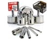 Diamantové vykružovací korunky, sada 10ks, 6-68mm, galvanizované MAR-POL
