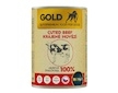 IRONpet Gold Dog Hovězí krájená svalovina, konzerva 400 g