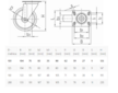 Náhradní otočné kolečko polypropylenové s brzdou 125mm GEKO