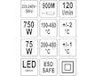 Pájecí stanice 2v1 s LED displejem 750W/75W