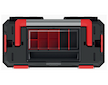Plastový kufr, box na nářadí KXSA5530F X-BLOCK SOLID TOOLBOX ALU LOG KISTENBERG