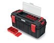 Plastový kufr, box na nářadí KXSA6530F X-BLOCK SOLID TOOLBOX ALU LOG KISTENBERG