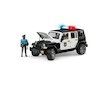 Policejní Jeep Wrangler Rubicon + policista a maják 02526 BRUDER