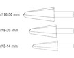Sada stupňovitých kuželových vrtáků do plechu 3-30mm