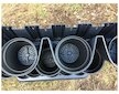 Sada závěsných vertikálních květináčů, 12ks IO2W600S CASCADE GARDEN WALL
