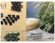 Sada závěsných vertikálních květináčů, 12ks IO2W600S CASCADE GARDEN WALL
