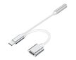 USB adaptér USB-C, jack 3,5mm, 13cm KAXL