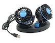 Ventilátor MITCHELL DUO 2x85mm USB 5V na palubní desku