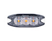 Výstražné osvětlení oranžové 3x3W LED R65 R10 12 / 24V IP67