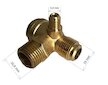 Zpětný trojcestný ventil kompresoru JN-30V, 10mm, 19mm, 21mm MAR-POL
