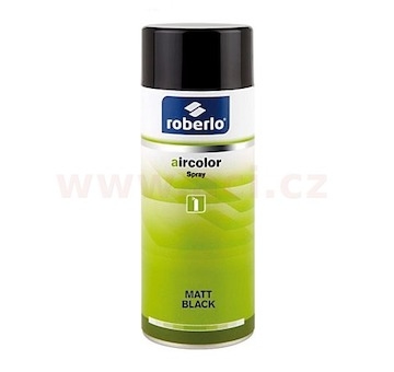 Aircolor sprej barva Matná černá ROBERLO 400 ml