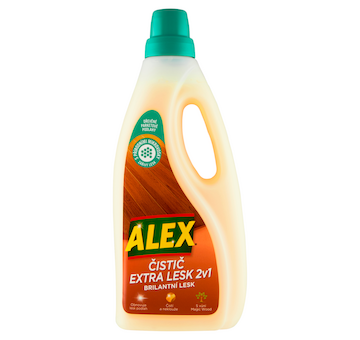 ALEX čistič extra lesk 2v1 dřevo 750ml Magic wood