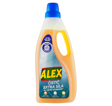 ALEX čistič extra síla dlažba, lino, vinyl 750ml Citron