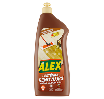 Alex leštěnka renovující dřevo/laminát 900ml