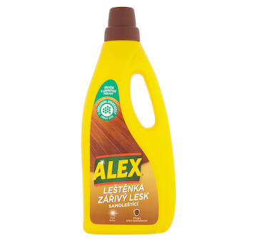 ALEX leštěnka zářivý lesk dřevo a laminát 750ml