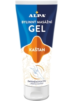 ALPA bylinný masážní gel Kaštan 100ml