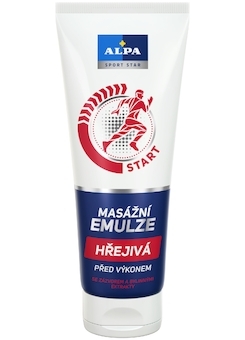 ALPA masážní hřejivá emulze 210ml