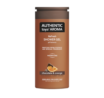 Authentic toya aroma sprchový gel 400ml Chocolate&orange