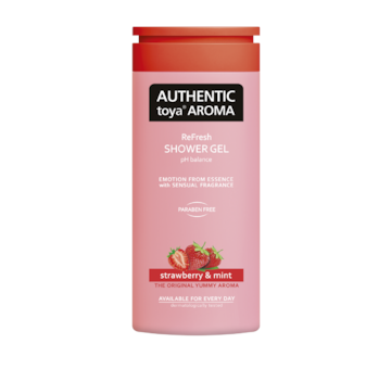 Authentic Toya Aroma sprchový gel 400ml Strawberry