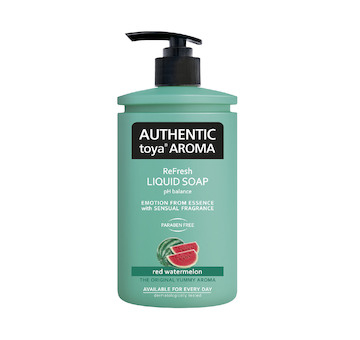 Authentic toya aroma tekuté mýdlo s dávkovačem 400ml Red watermelon