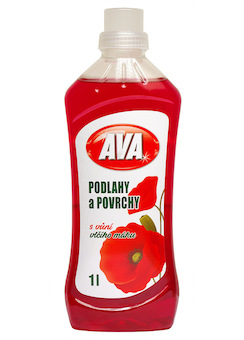 AVA na podlahy a povrchy s vůní Vlčího máku 1l