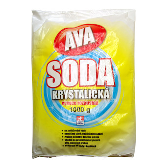 AVA Soda krystalická 1kg Hlubna na změkčování vody