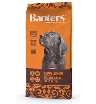 Banters Puppy Junior Large Breeds Chicken & Rice 15 kg