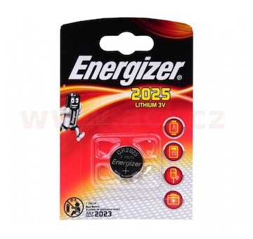 baterie lithiová Energizer CR2025, 3 V (1 ks)