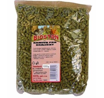 BIOSTAN králík granulát 1 kg