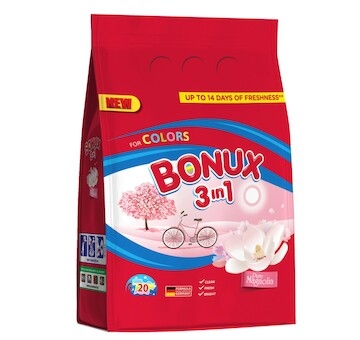 Bonux prací prášek Color 20PD=1,5kg Pure Magnolia