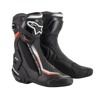 boty SMX Plus V2, ALPINESTARS (černá/bílá/červená fluo, vel. 43)