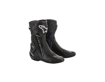 boty SMX PLUS V2 GORETEX, ALPINESTARS (černá/stříbrná, vel. 43)