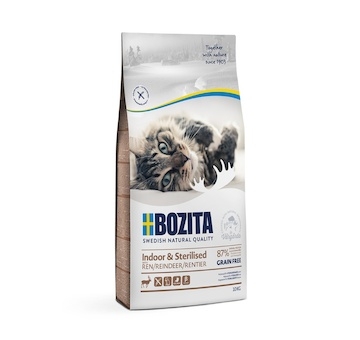 Bozita Cat Indoor & Sterilised Reindeer (sob) GF 10 kg