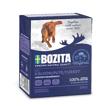 Bozita Dog kousky v želé s krůtím 370 g