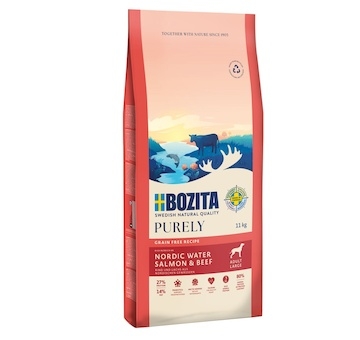 Bozita Purely Dog Adult Large Salmon & Beef GF 11 kg