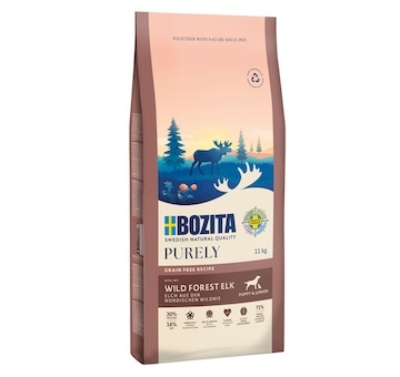 Bozita Purely Dog Puppy & Junior Small Elk GF 11 kg