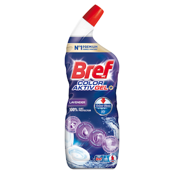 Bref Excellence Gel Color Aktiv+WC čistič 100% ochrana před nečistotami 700ml