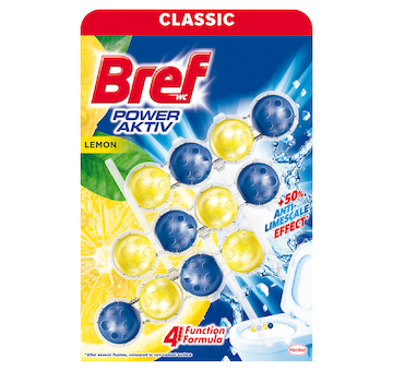 Bref WC CLASSIC power aktiv 3x50g Lemon závěs