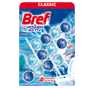 Bref WC CLASSIC power aktiv 3x50g Ocean Breeze závěs