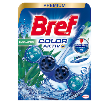 Bref WC PREMIUM Color aktiv 50g Eucalyptus závěs