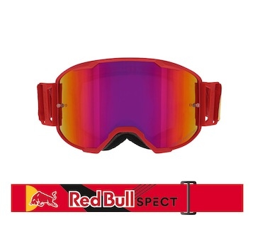 brýle STRIVE, RedBull Spect (červené mátné, plexi fialové zrcadlové)