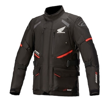 bunda ANDES DRYSTAR HONDA kolekce, TECH-AIR 5 kompatibilní, ALPINESTARS (černá/červená, vel. M)