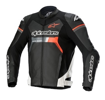 bunda GP FORCE, ALPINESTARS (černá/bílá/červená fluo, vel. 54)