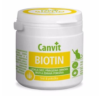 Canvit BIOTIN kočka ochucený 100 g